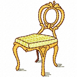 Chairs Embroidery Design 1 Chairs Embroidery Design 1